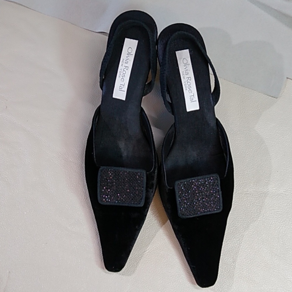 Olivia Rose Tal Slip On Heels